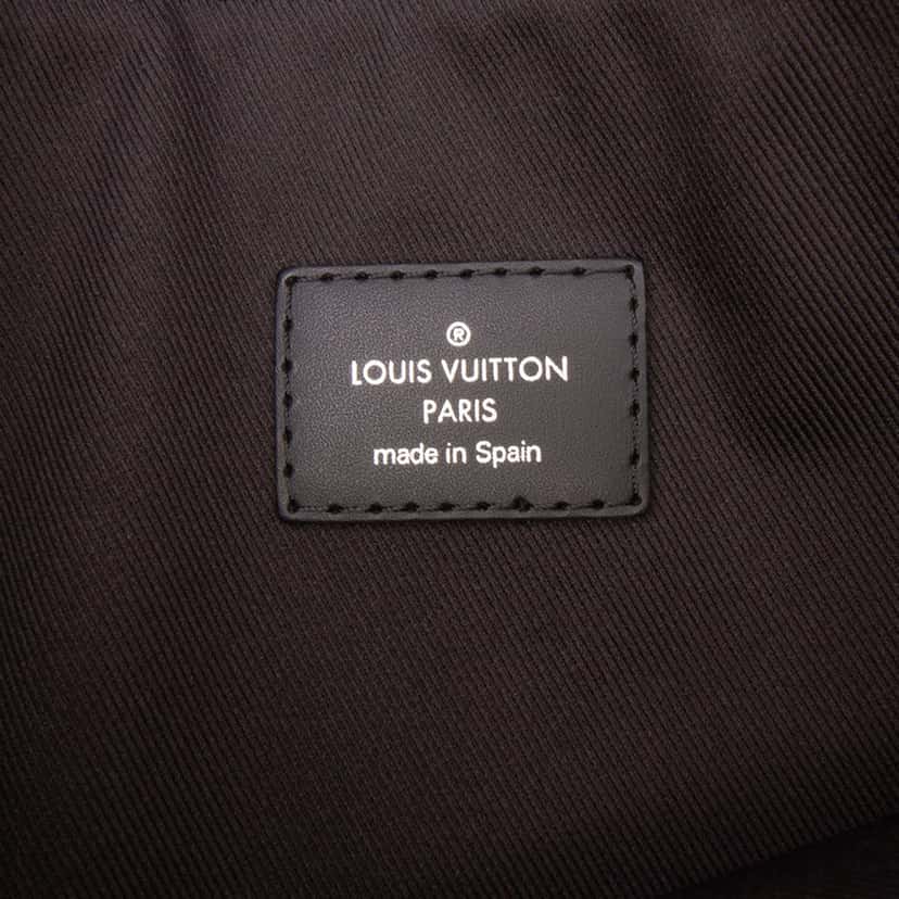 Louis Vuitton Monogram Eclipse Cabas Pochette Black Canvas Good condition - Box View