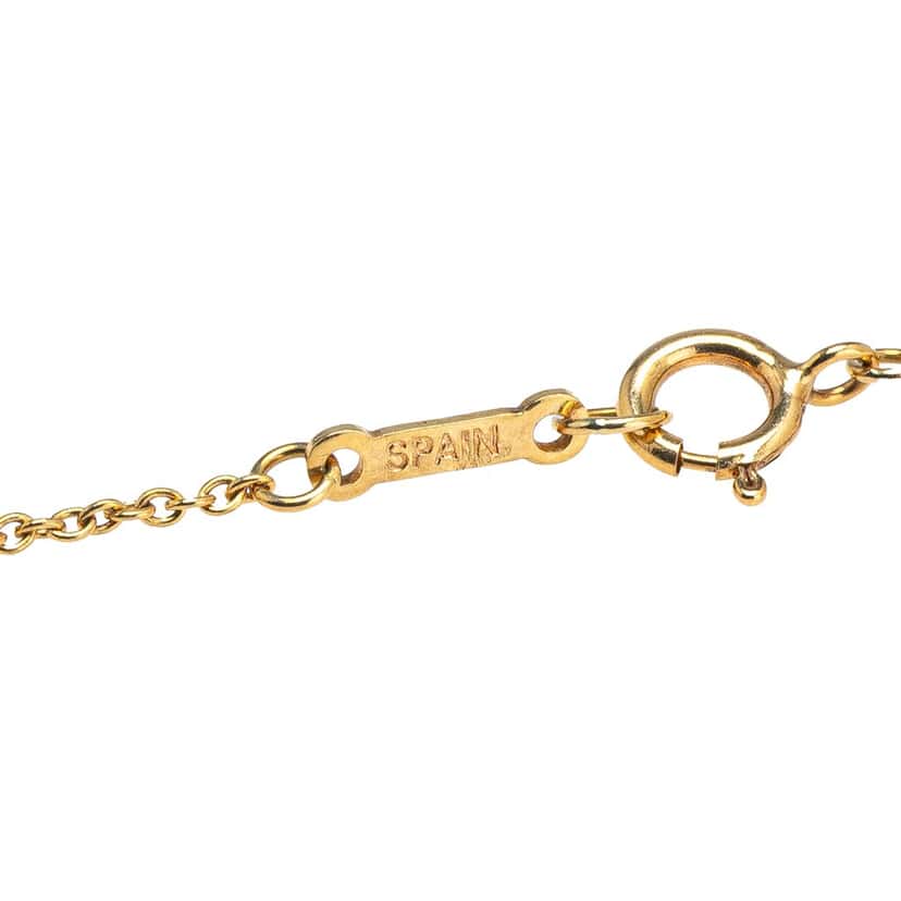 Tiffany & Co Elsa Peretti 18K Yellow Gold Open Heart Pendant Necklace Gold Gold Good condition - Inside View