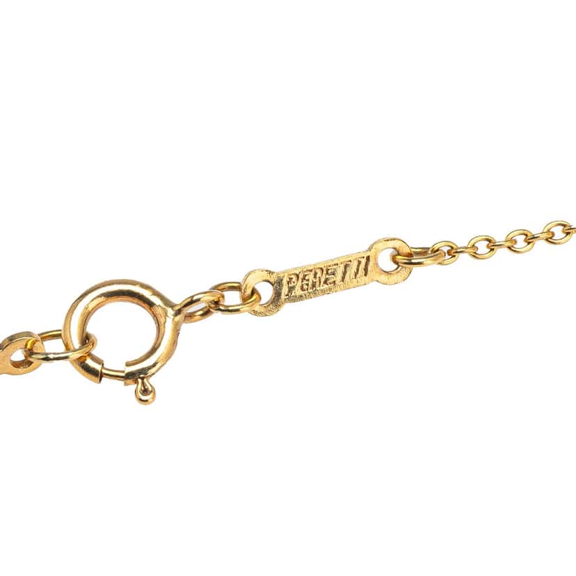 Tiffany & Co Elsa Peretti 18K Yellow Gold Open Heart Pendant Necklace Gold Gold Good condition - Model View