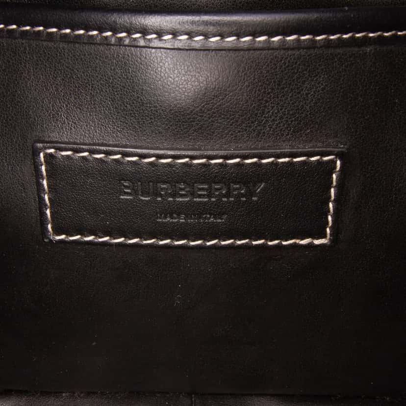 Burberry Canvas Horseferry Print Crossbody Brown Canvas Good condition - Box View