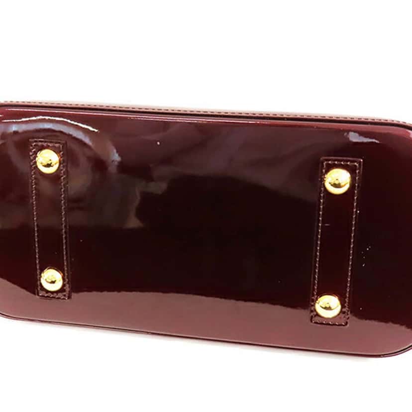 Louis Vuitton Monogram Vernis Alma PM Purple Leather Good condition - Inside View