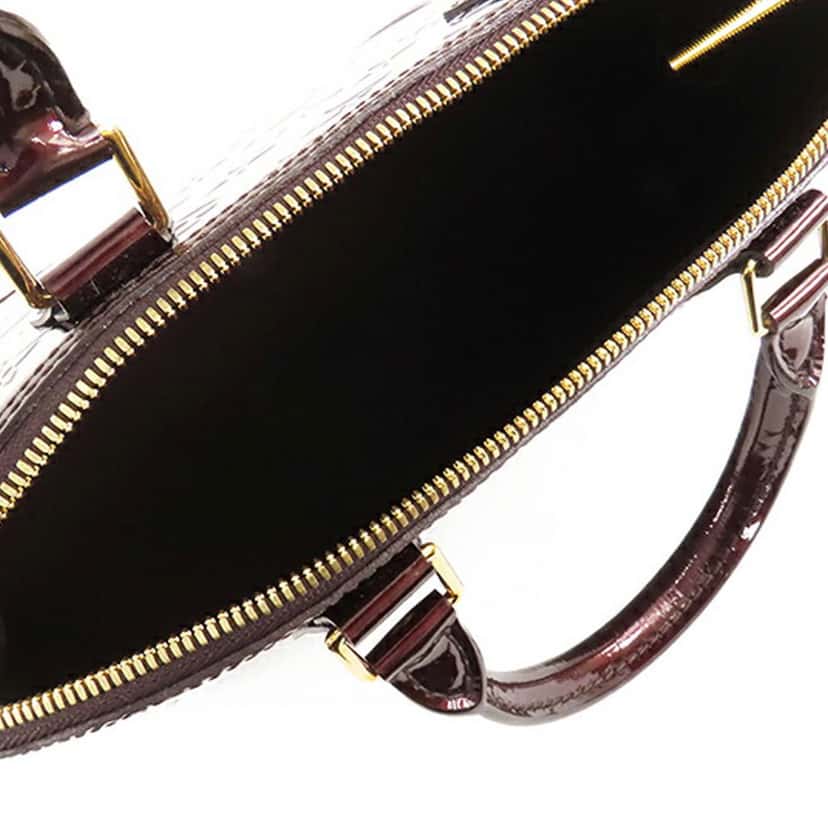 Louis Vuitton Monogram Vernis Alma PM Purple Leather Good condition - Model View