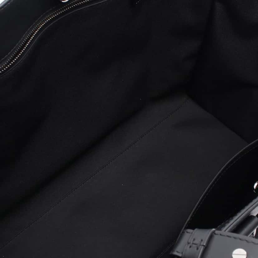 Louis Vuitton Monogram Eclipse Sac Plat 24H Tote Black Canvas Good condition - Inside View