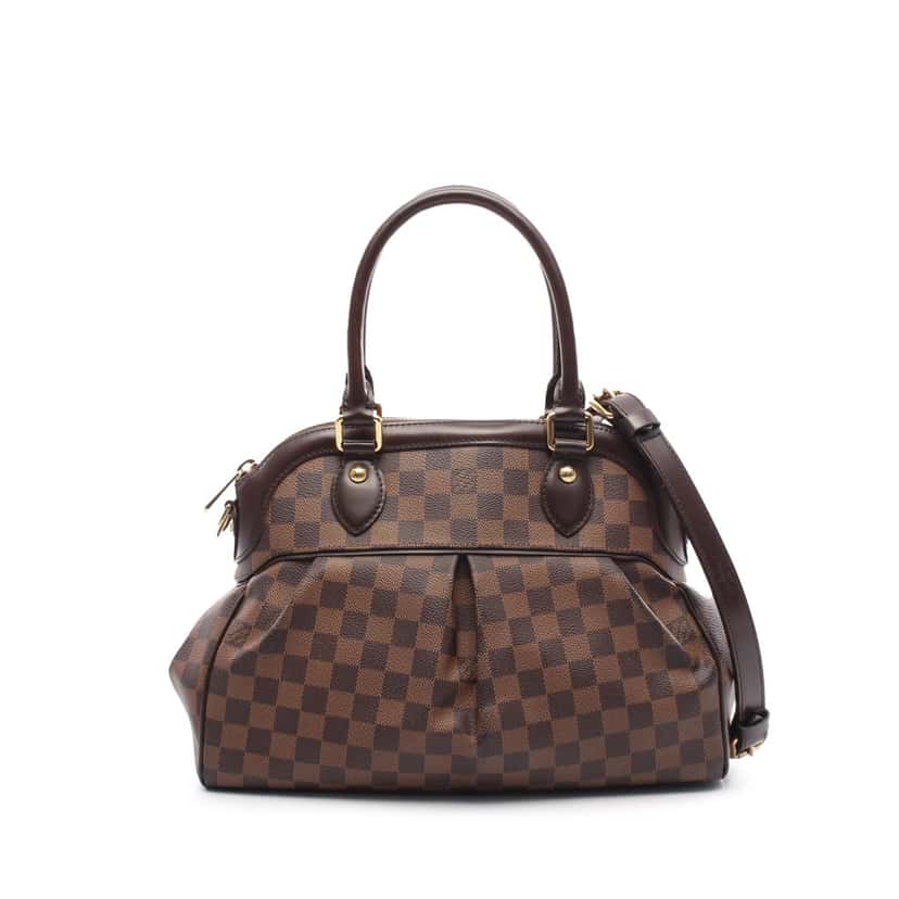 Louis Vuitton Damier Ebene Trevi PM Brown Canvas Good condition - Front View