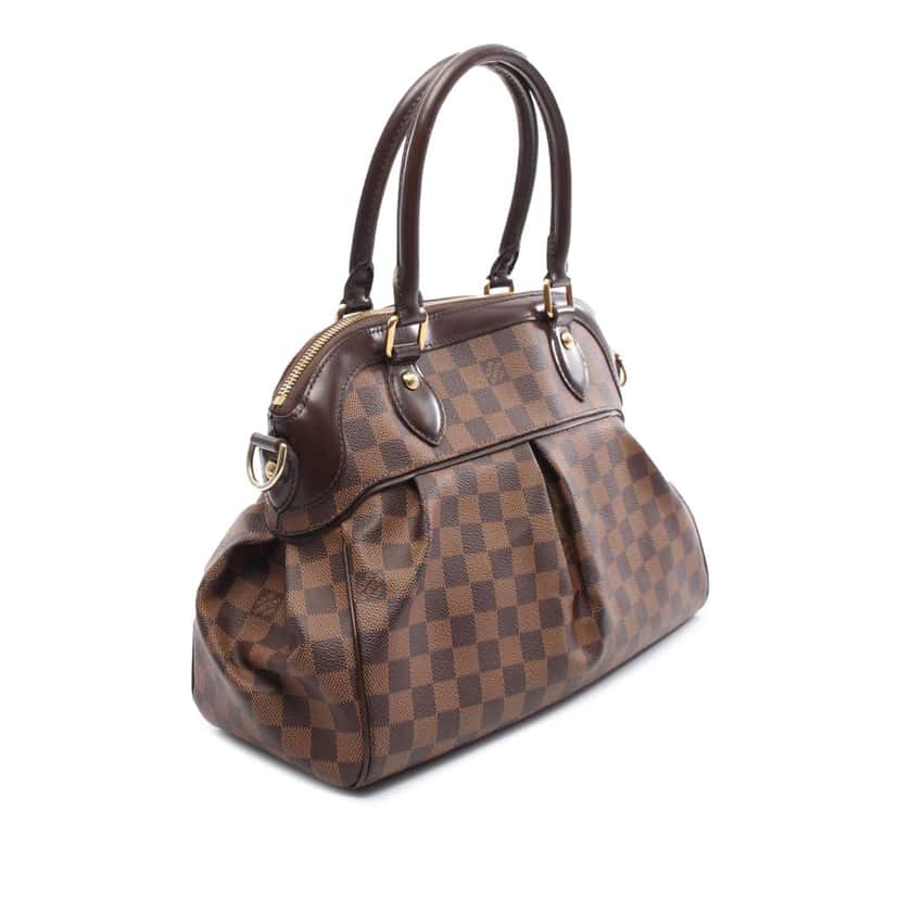 Louis Vuitton Damier Ebene Trevi PM Brown Canvas Good condition - Back View