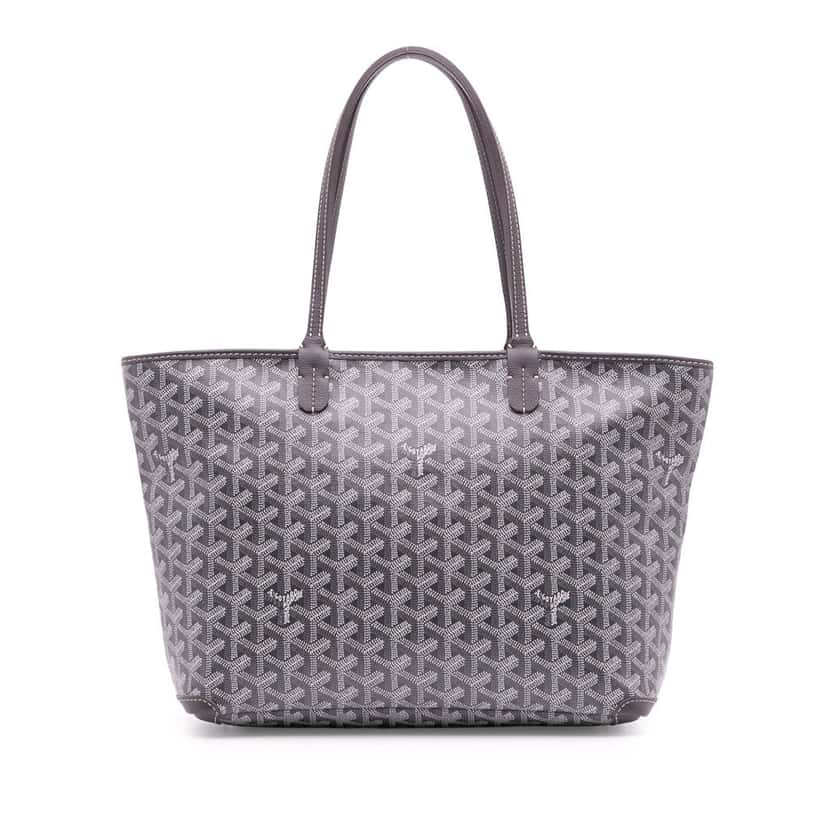 Goyard Goyardine Artois PM Grey Canvas Good condition - Front View