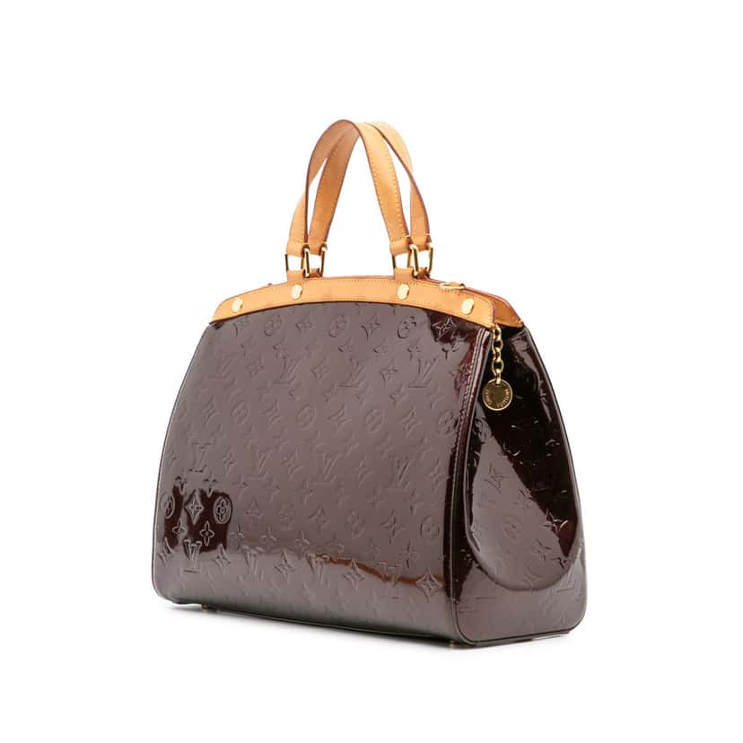 Louis Vuitton Monogram Vernis Brea GM Purple Leather Good condition - Back View