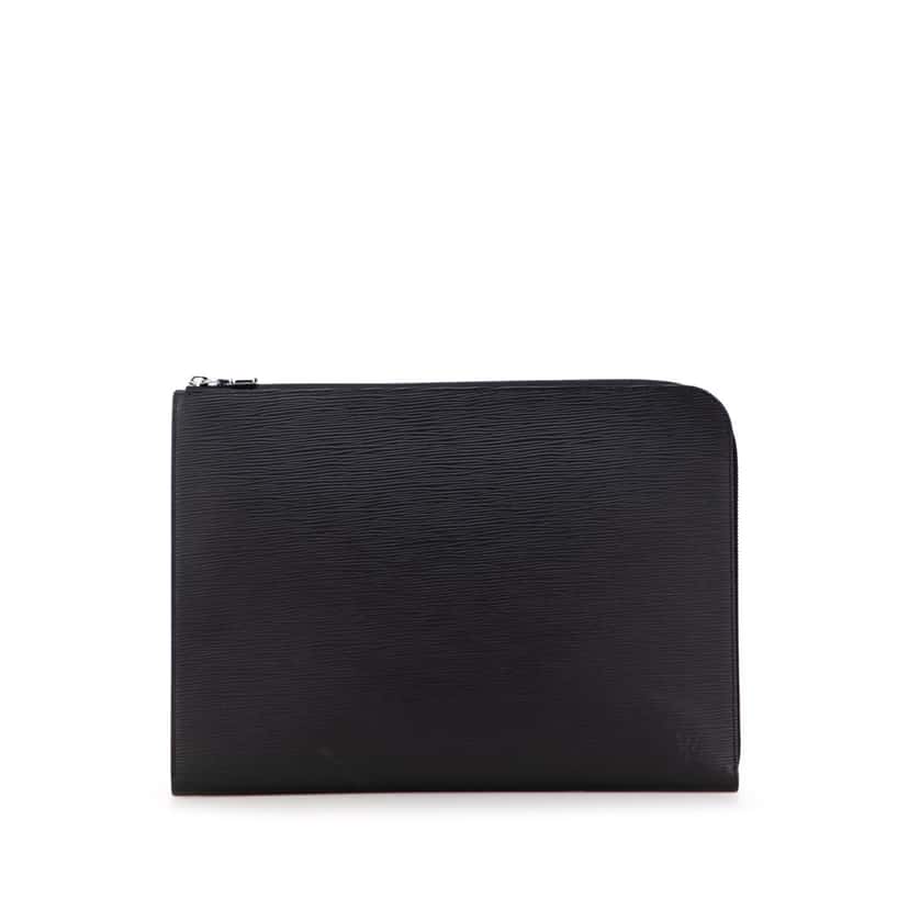 Louis Vuitton Epi Pochette Jour GM Black Leather Good condition - Front View