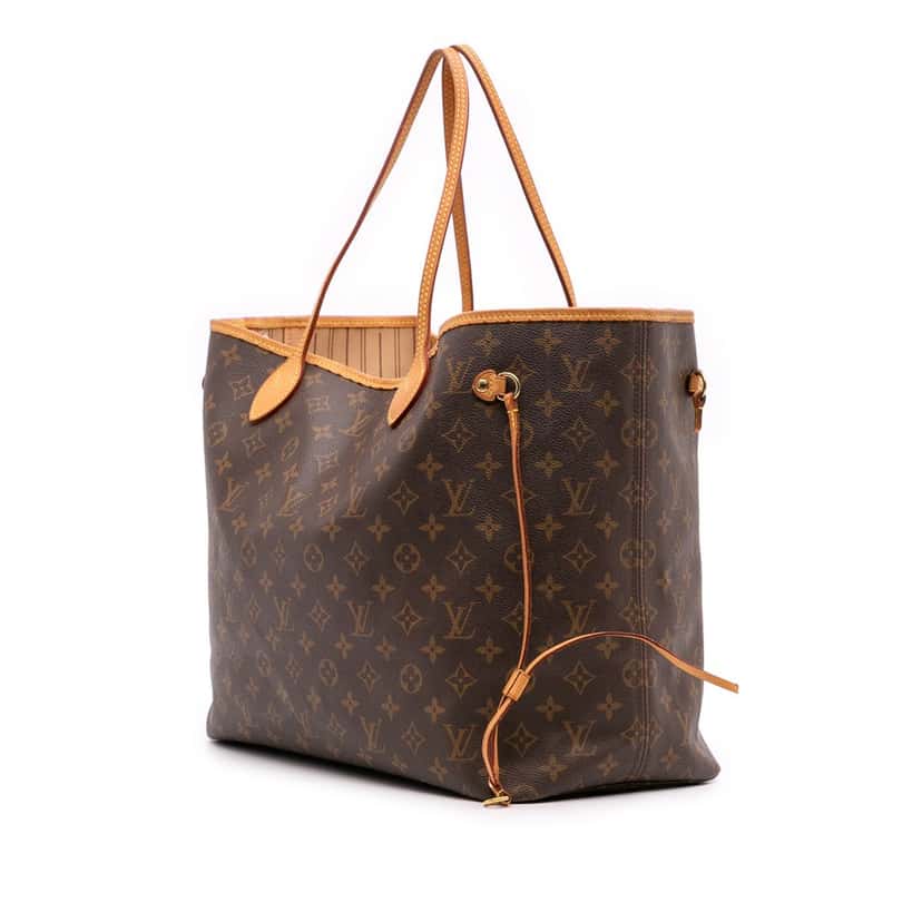 Louis Vuitton Monogram Neverfull GM Brown Canvas Good condition - Back View