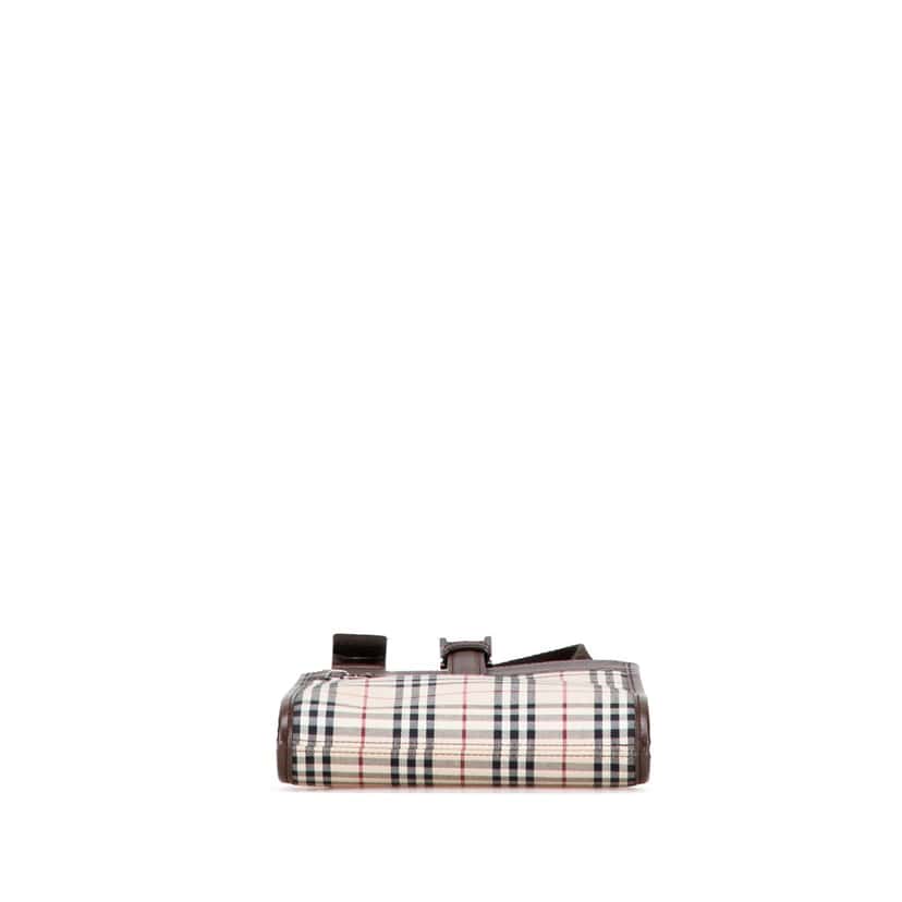 Burberry House Check Canvas Crossbody Brown Canvas Good condition - Inside View