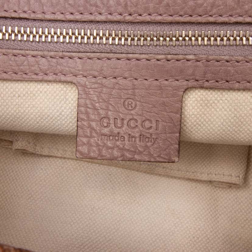 Gucci Medium GG Canvas New Jackie Satchel Brown Canvas Fair condition - Box View