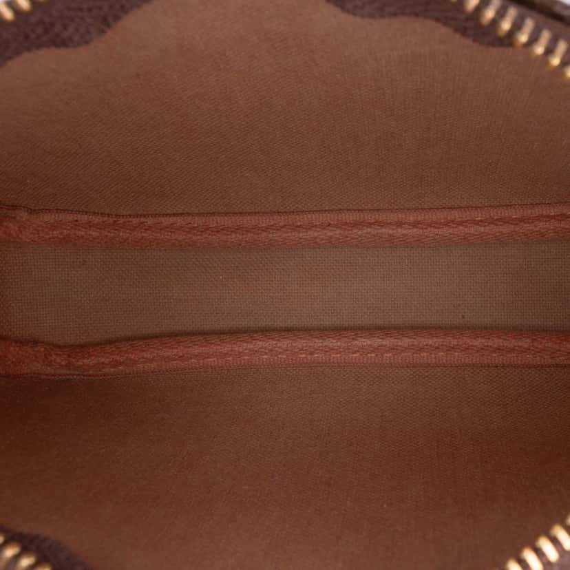 Louis Vuitton Monogram Mini Pochette Accessoires Brown Canvas Good condition - Model View