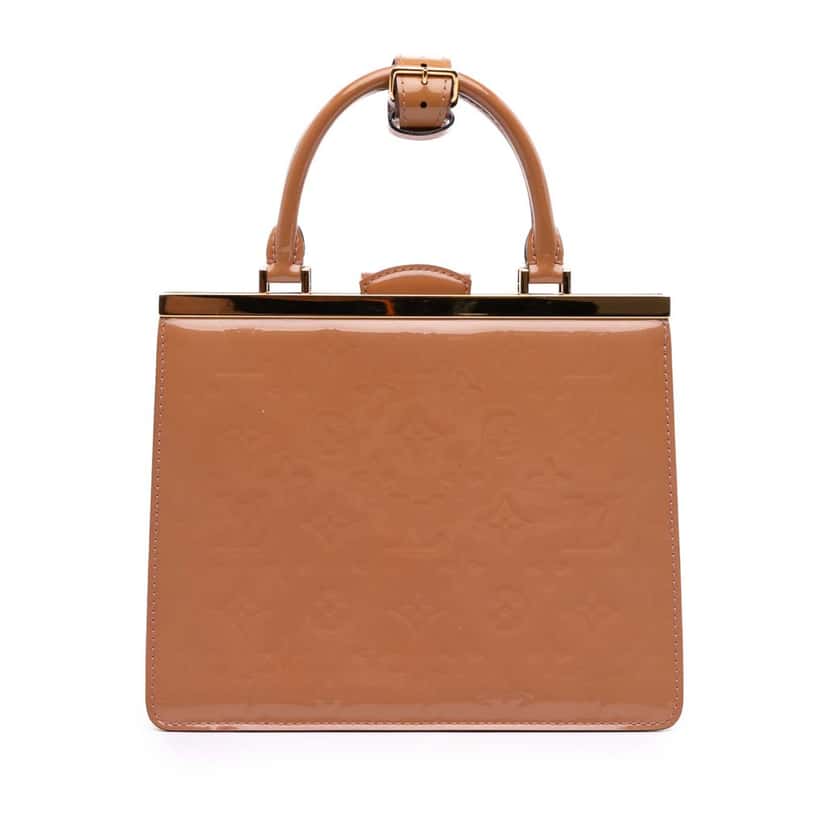 Louis Vuitton Monogram Vernis Deesse PM Brown Leather Good condition - Front View