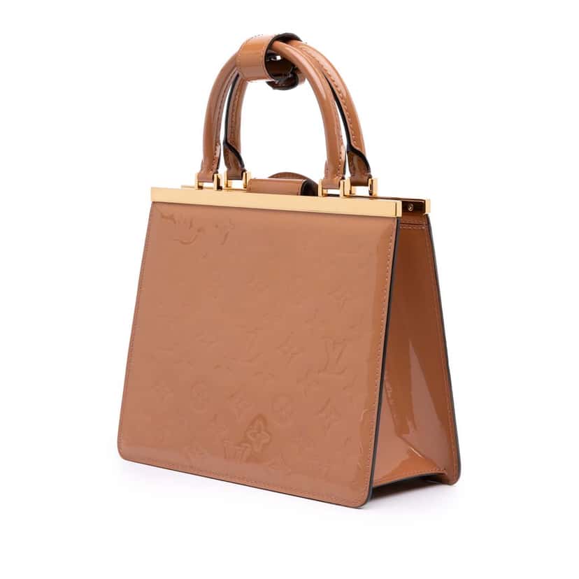 Louis Vuitton Monogram Vernis Deesse PM Brown Leather Good condition - Back View