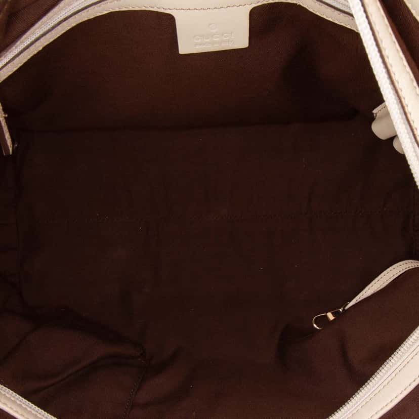 Gucci GG Canvas Punch Tote Brown Canvas Fair condition - Model View