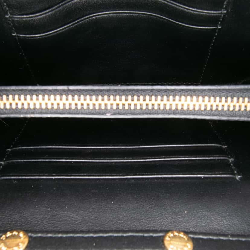 Prada Tessuto Impuntu Wallet on Strap Black Good condition - Model View