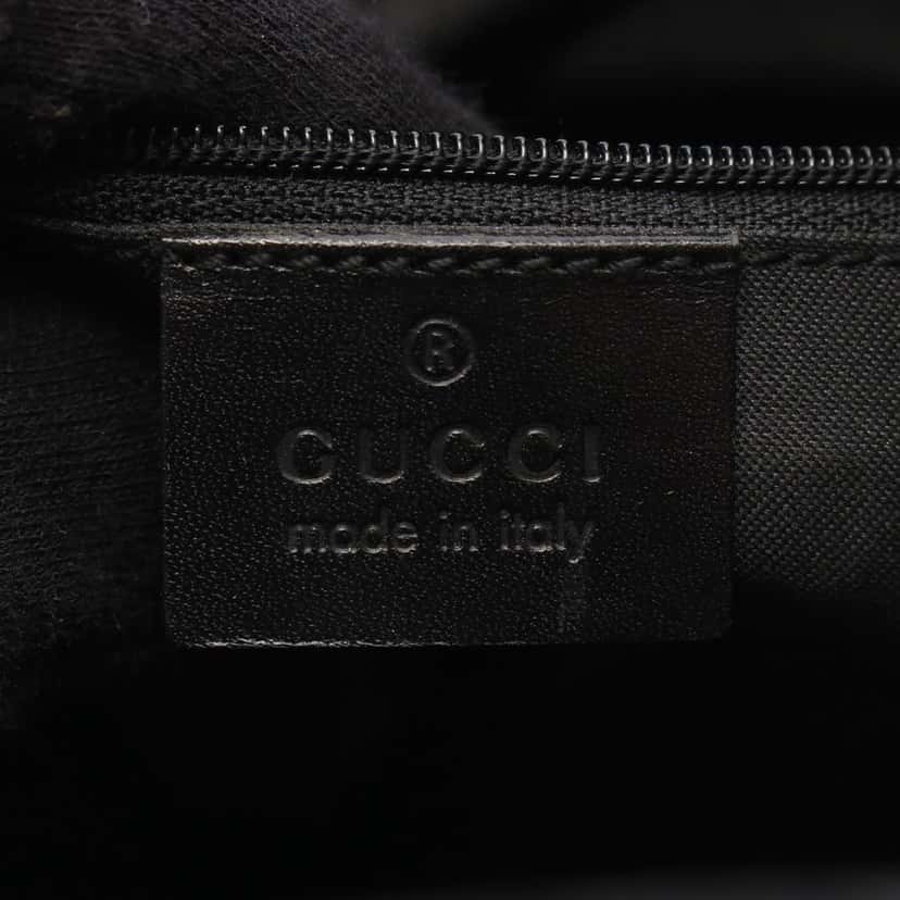 Gucci GG Canvas Handbag Black Canvas Good condition - Model View