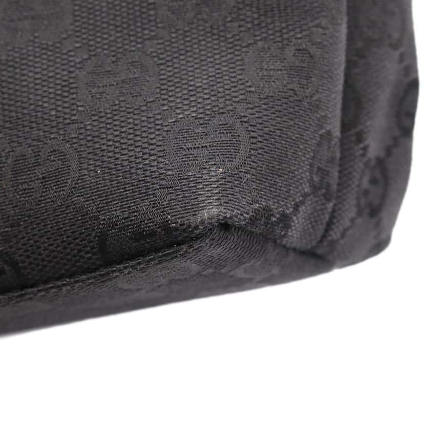 Gucci GG Canvas Handbag Black Canvas Good condition - Box View