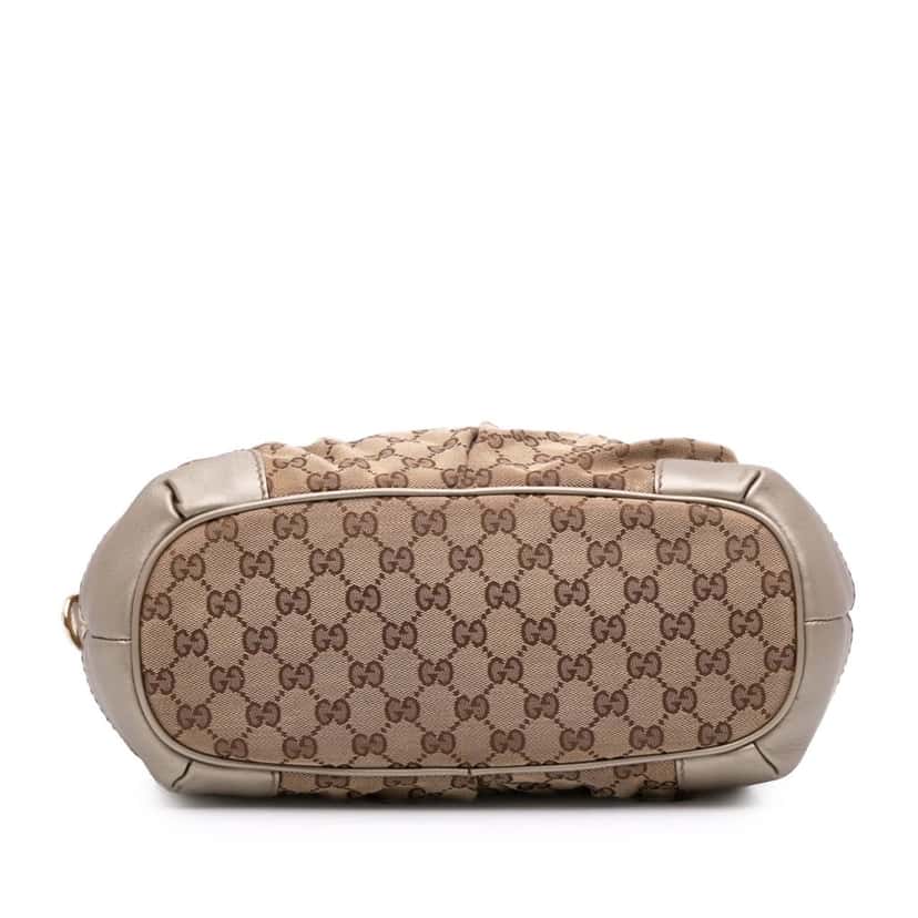 Gucci GG Canvas Sukey Satchel Brown Canvas Good condition - Inside View
