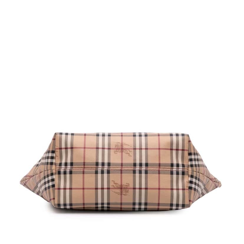 Burberry Small Haymarket Check Coated Canvas Salisbury Tote Brown Canvas Good condition - Inside View
