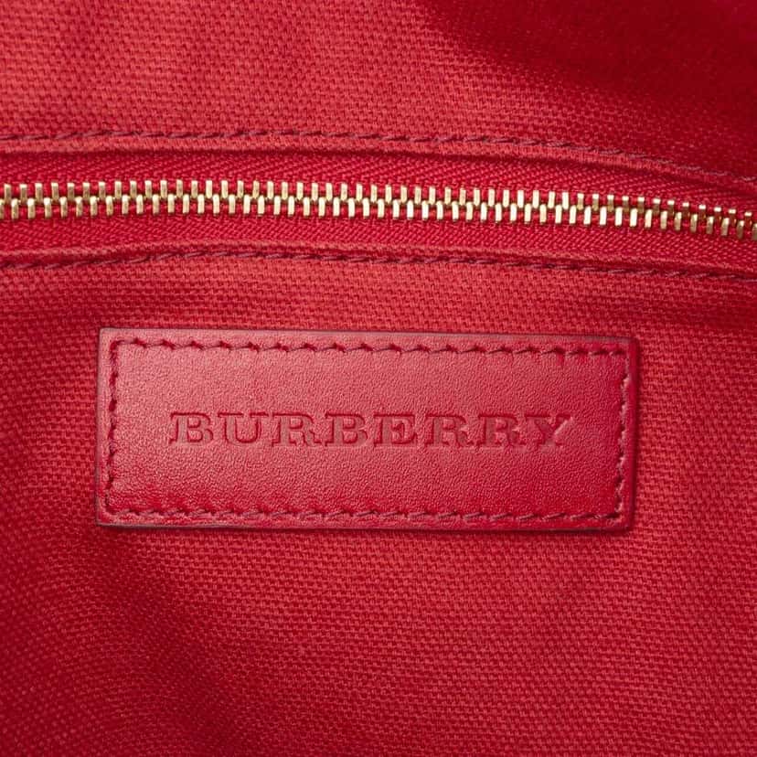 Burberry Small Haymarket Check Coated Canvas Salisbury Tote Brown Canvas Good condition - Box View