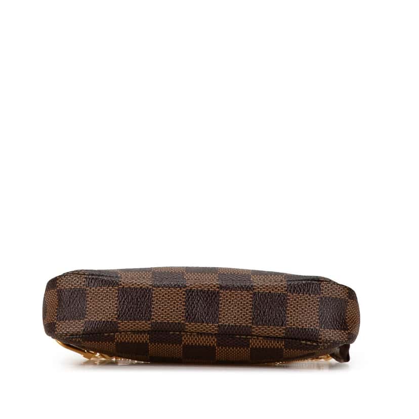 Louis Vuitton Damier Ebene Trunks and Bags Mini Pochette Accessoires Brown Canvas Good condition - Inside View