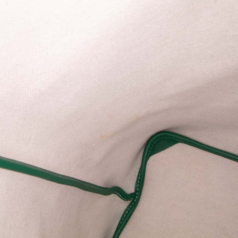 Goyard Goyardine Chien-Gris Pet Carrier Green Canvas Good condition - Box View