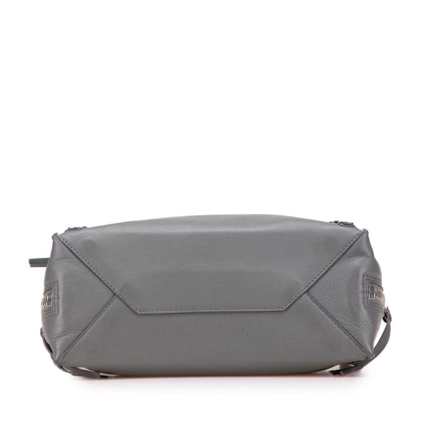 Balenciaga Leather Papier A6 Zip Around Satchel Grey Leather Good condition - Inside View