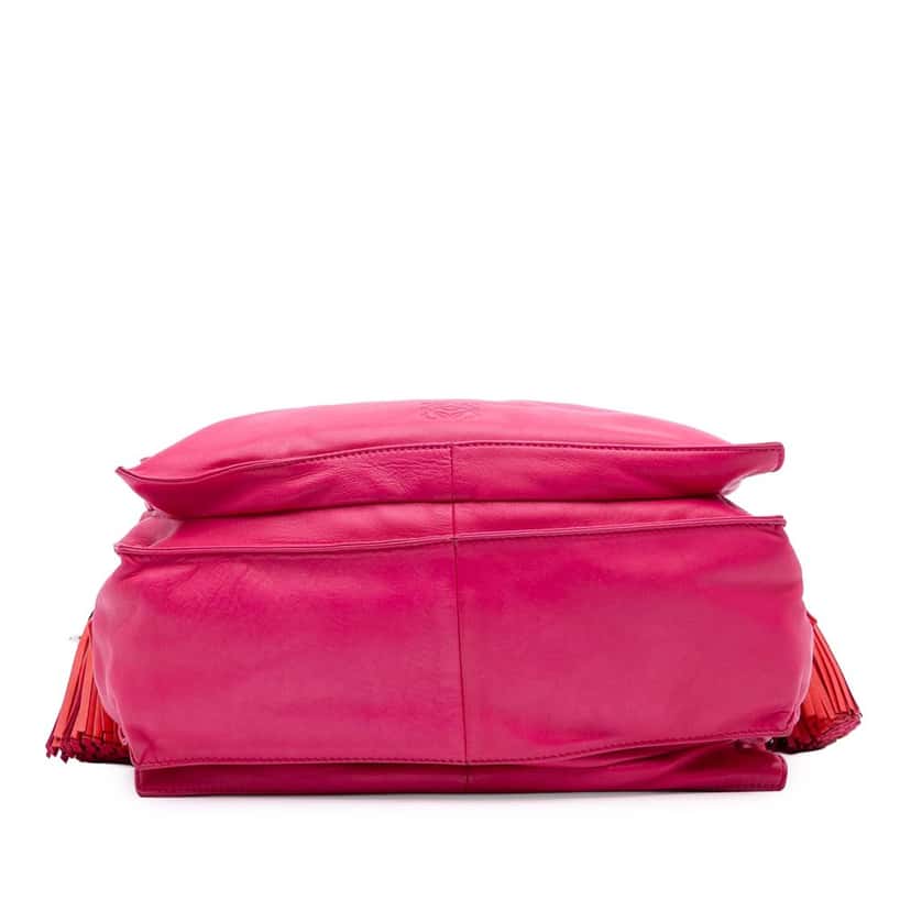 Loewe Nappa Flamenco Tassel 30 Crossbody Pink Leather Good condition - Inside View