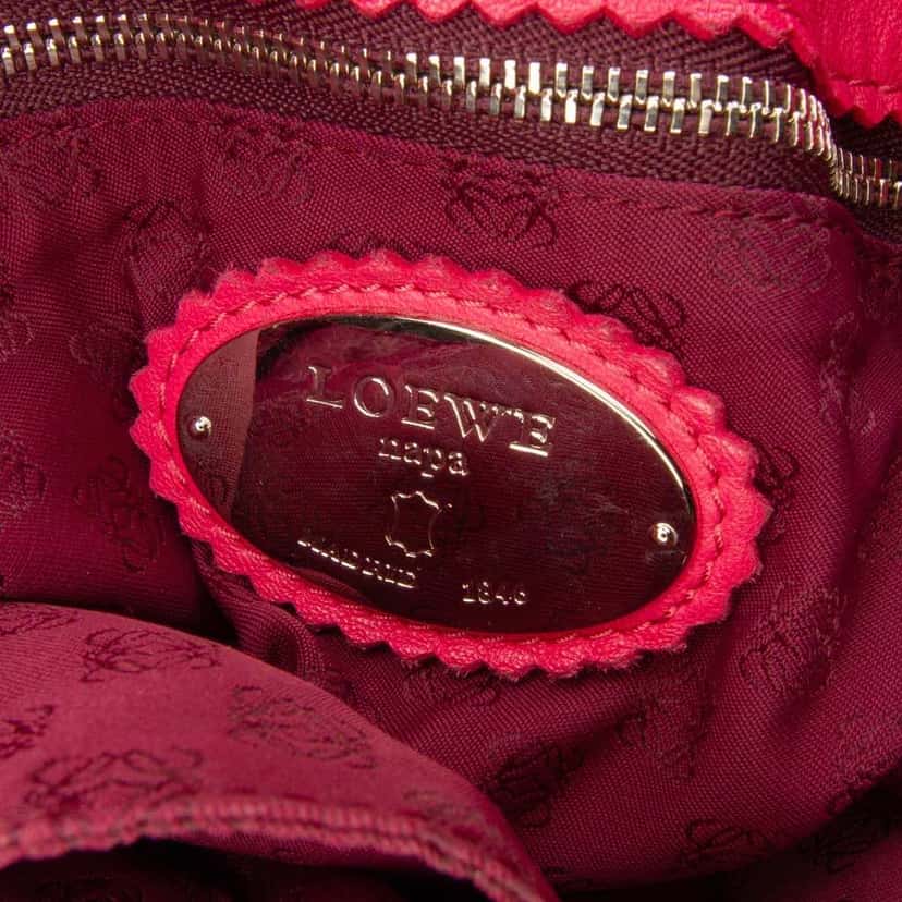 Loewe Nappa Flamenco Tassel 30 Crossbody Pink Leather Good condition - Box View