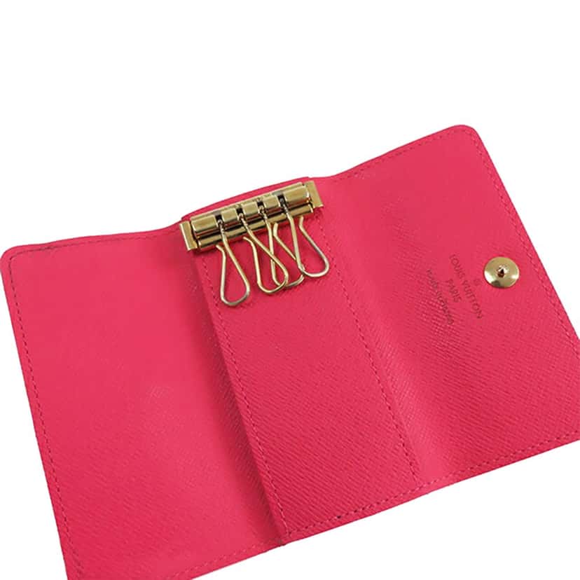 Louis Vuitton Monogram Multicolore 4 Key Holder Black Canvas Good condition - Model View