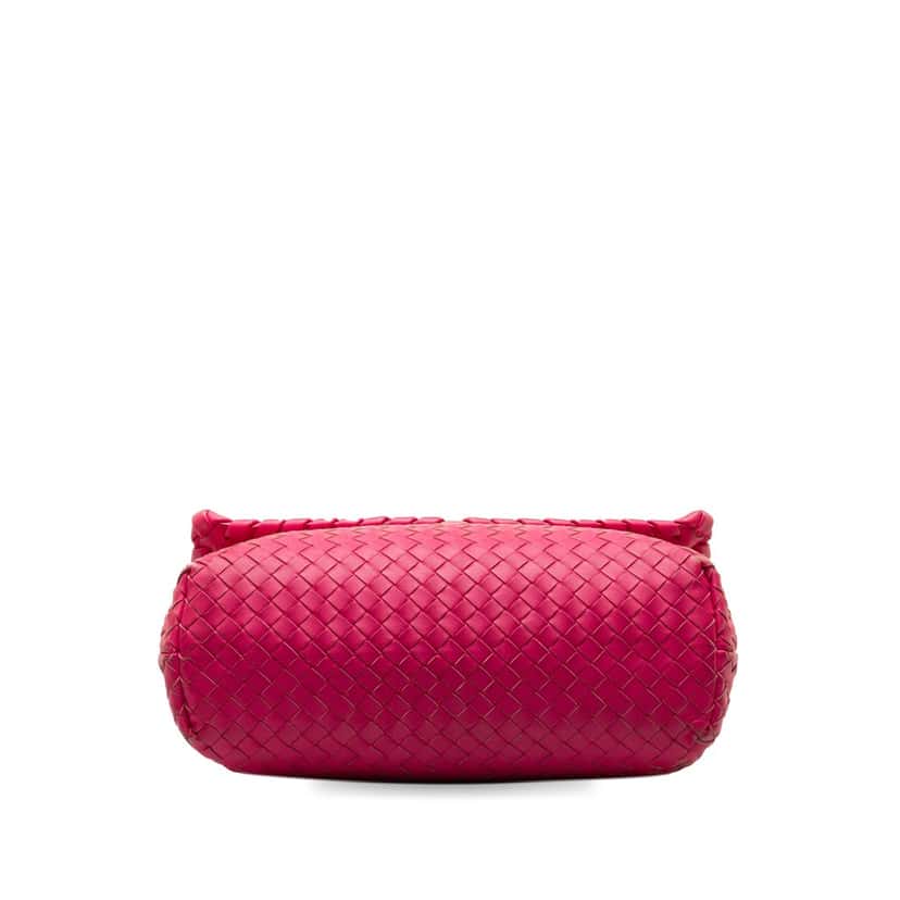 Bottega Veneta Large Intrecciato Olimpia Pink Leather Good condition - Model View