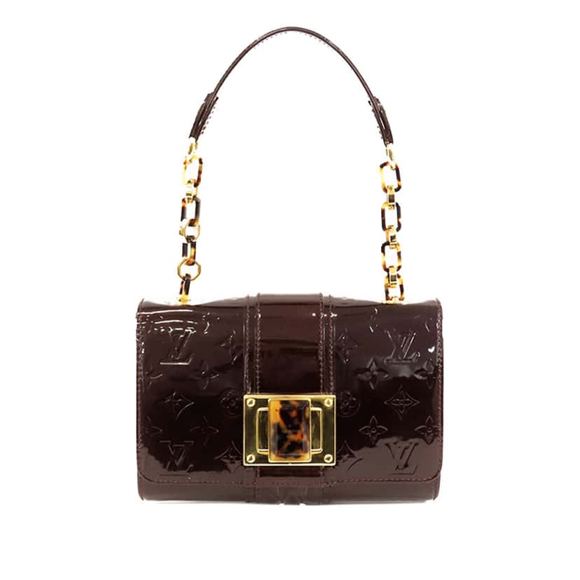 Louis Vuitton Monogram Vernis Vermont Avenue Purple Leather Good condition - Front View