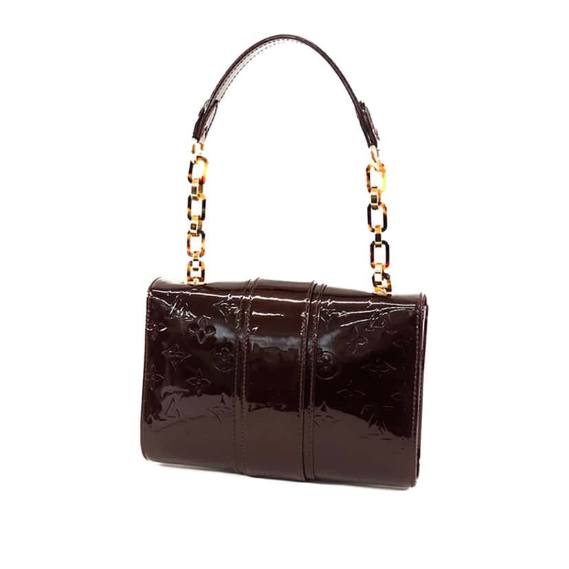 Louis Vuitton Monogram Vernis Vermont Avenue Purple Leather Good condition - Back View