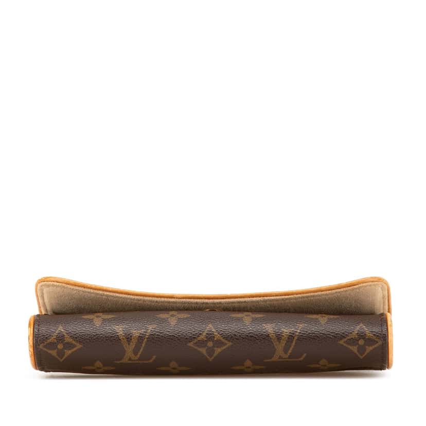 Louis Vuitton Monogram Pochette Twin PM Brown Canvas Good condition - Inside View