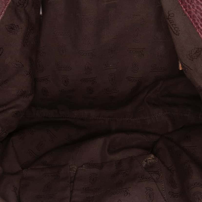 Gucci Medium GG Canvas Bamboo Bar Tote Brown Canvas Good condition - Model View