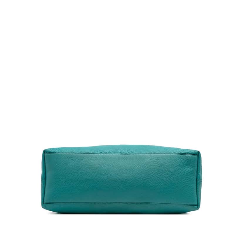 Gucci Medium Leather Soho Chain Tote Blue Leather Good condition - Inside View