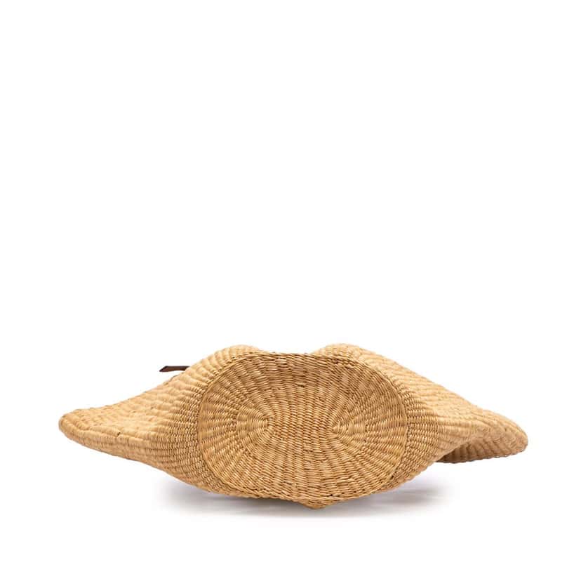 Loewe Medium Elephant Grass Shell Basket Bag Brown Good condition - Inside View