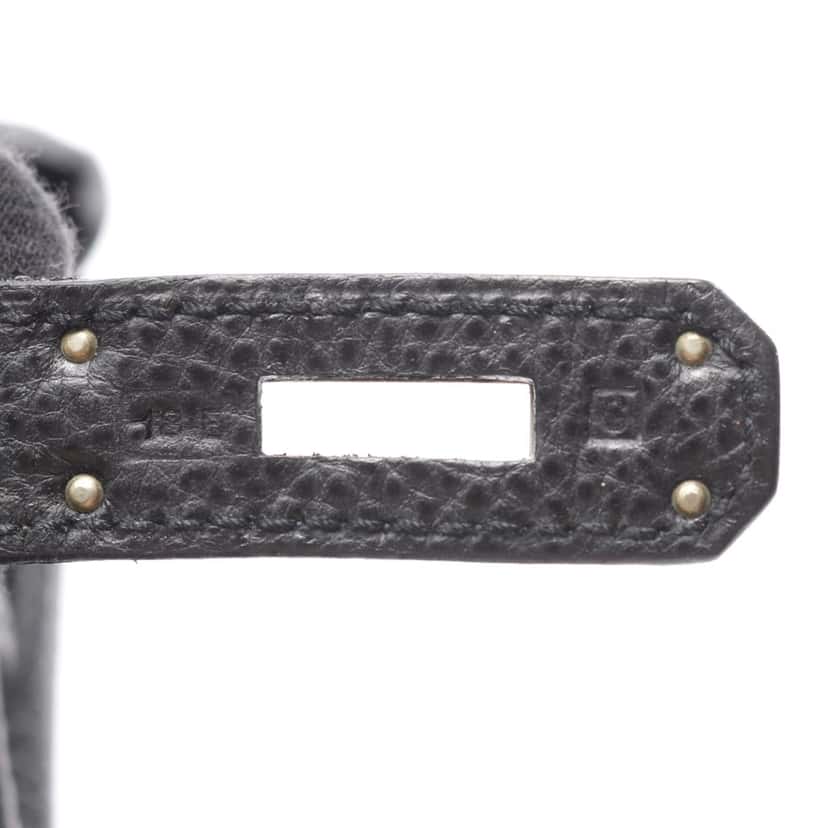 Hermès Clemence Birkin Retourne 30 Black Leather Good condition - Box View