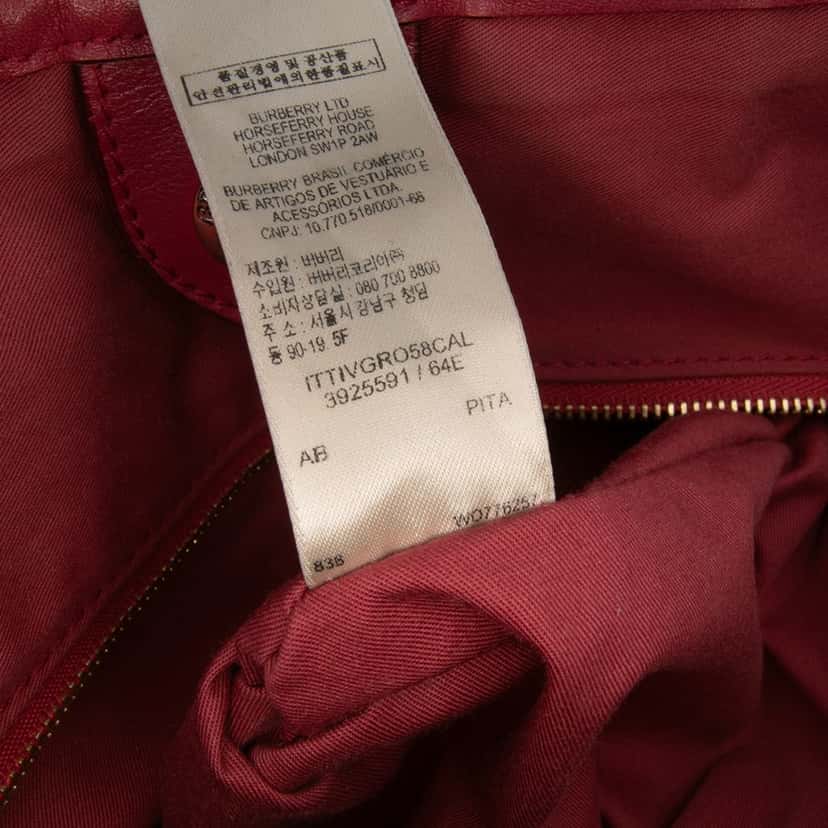 Burberry Small Haymarket Check Coated Canvas Canterbury Tote Brown Canvas Good condition - Box View