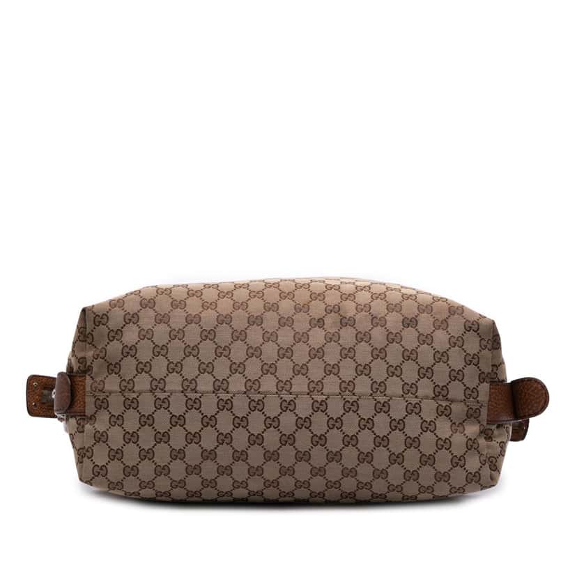Gucci Large GG Canvas Bamboo Bar Tote Brown Canvas Good condition - Inside View