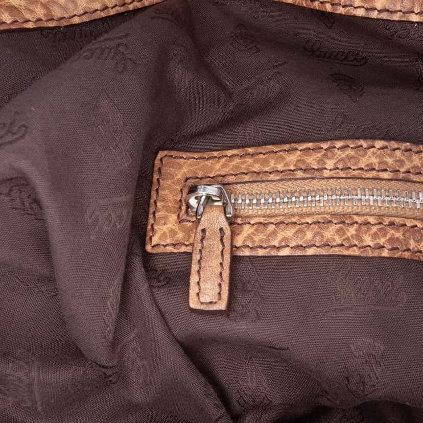 Gucci Large GG Canvas Bamboo Bar Tote Brown Canvas Good condition - Box View