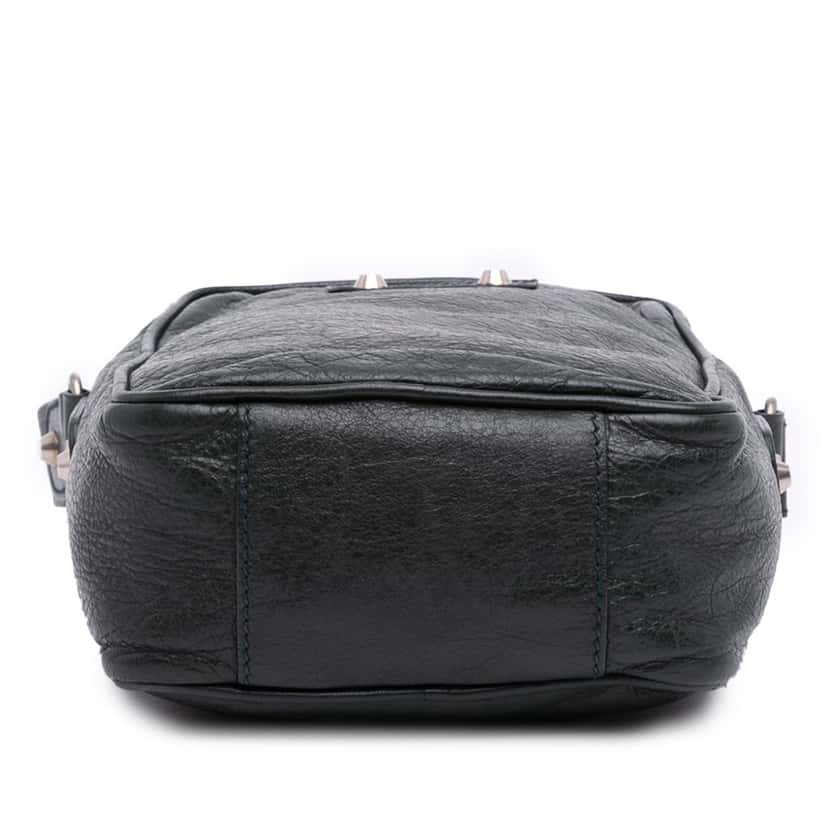 Balenciaga Lambskin Motocross Classic Reporter Crossbody Green Leather Very good condition - Inside View