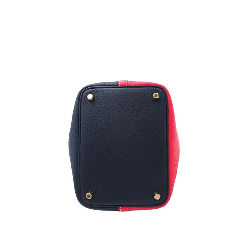 Hermès Bicolor Clemence Picotin Lock 18 Pink Leather Good condition - Inside View