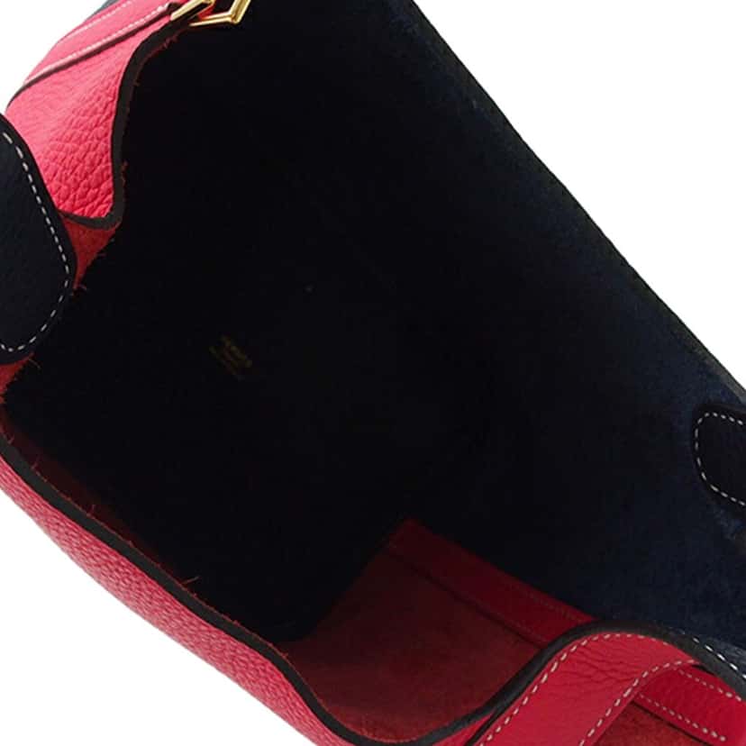 Hermès Bicolor Clemence Picotin Lock 18 Pink Leather Good condition - Model View