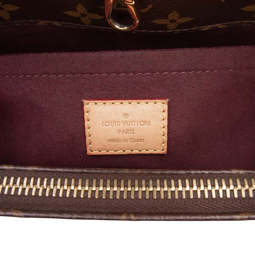 Louis Vuitton Monogram Montaigne MM Brown Canvas Fair condition - Box View