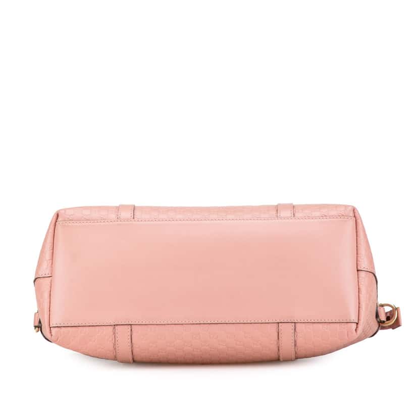 Gucci Small Microguccissima Joy Satchel Pink Leather Very good condition - Inside View