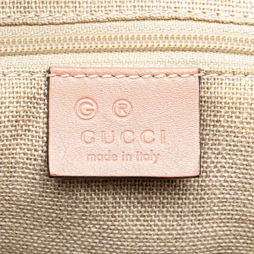 Gucci Small Microguccissima Joy Satchel Pink Leather Very good condition - Box View