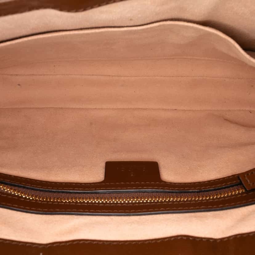 Gucci Small GG Supreme Jackie 1961 Crossbody Brown Canvas Good condition - Model View