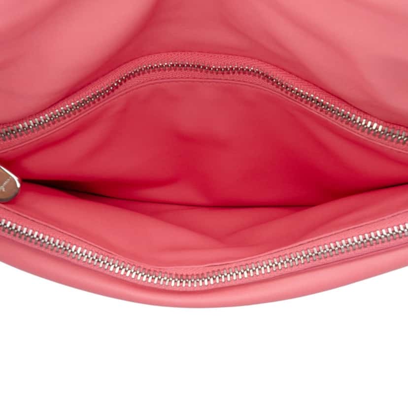 Salvatore Ferragamo Padded Leather Viva Bow Crossbody Pink Leather Good condition - Model View